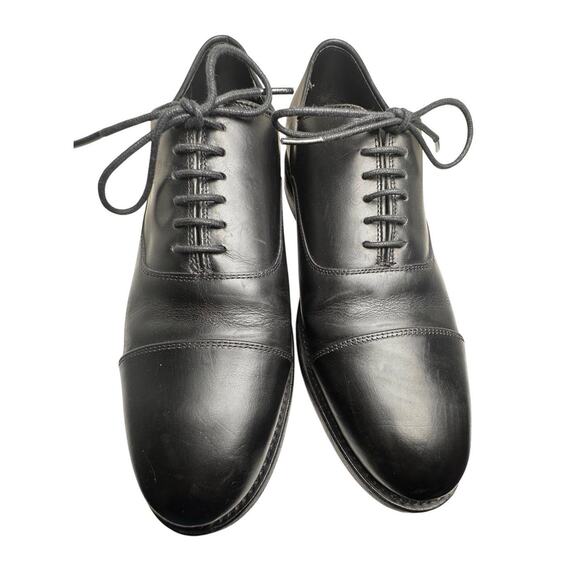 Thursday Boot Co The Executive Men Sz 10 Black Leather Cap Toe Oxford Dress Shoe - Picture 16 of 16